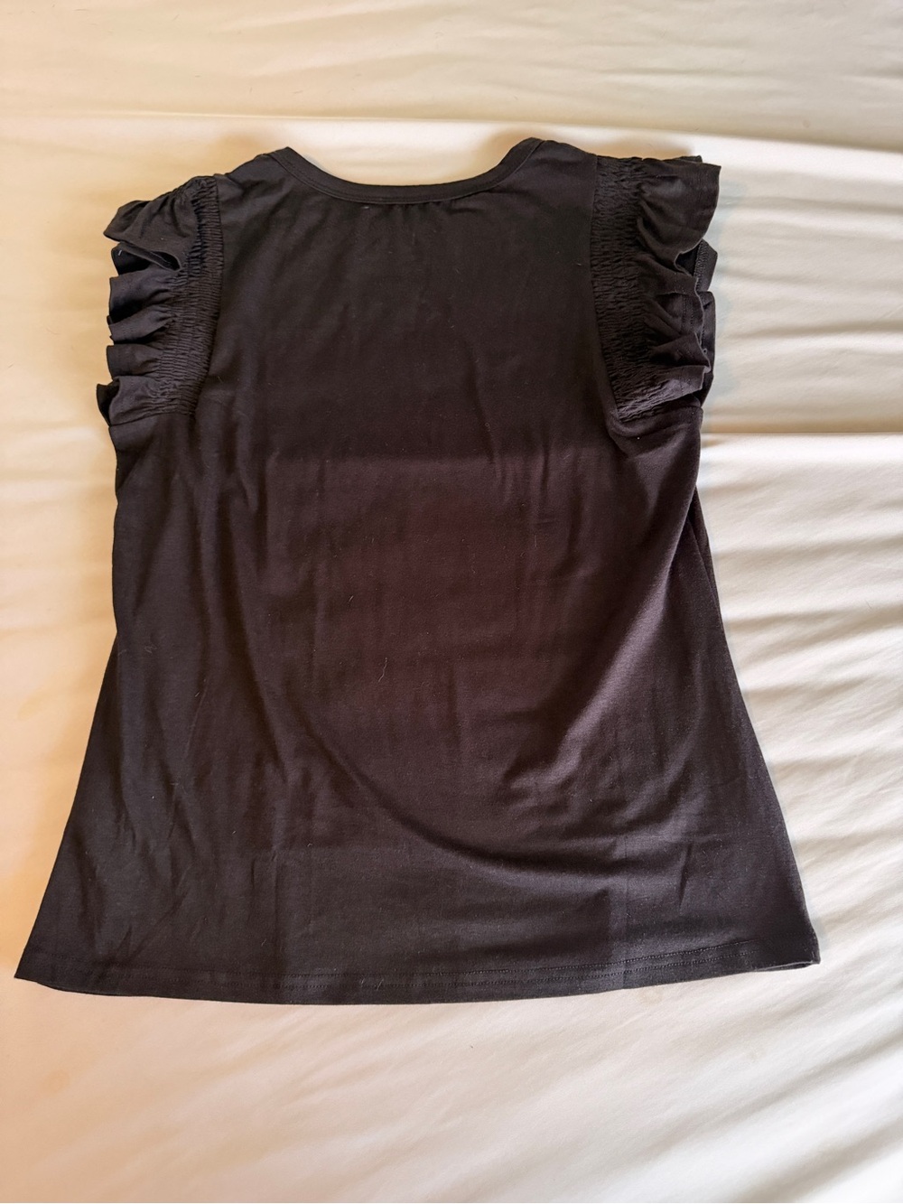 Black Women's Top Size S - Solid Black